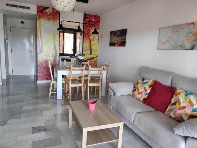 Posezení v ubytování Apartment in Ayamonte with River Views