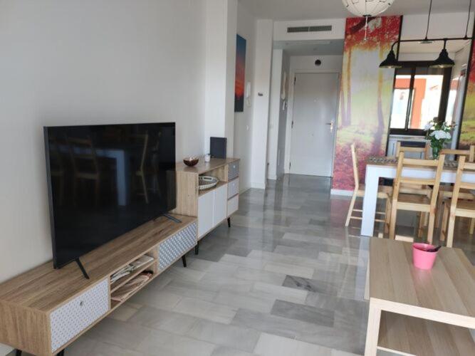 TV a/nebo společenská místnost v ubytování Apartment in Ayamonte with River Views