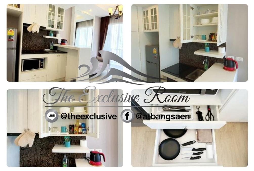 Cozy near beach 200m with toproof pool at Patio Bangsaen - Studio Avec Balcon