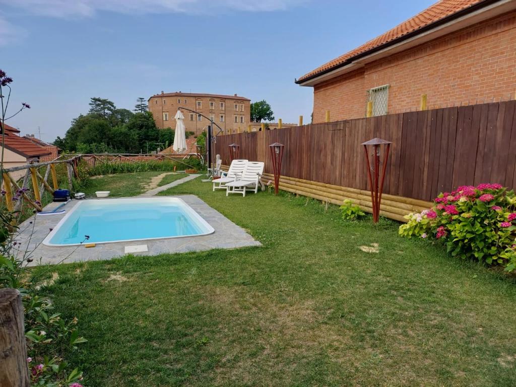 Bazén v ubytování B&B Locanda dai Nonni nebo v jeho okolí