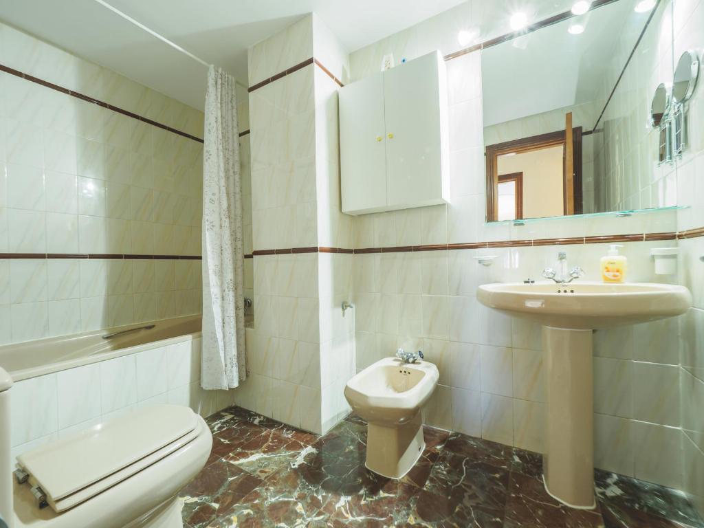 Koupelna v ubytování Cubo's Apartamento Oceanview Lubina