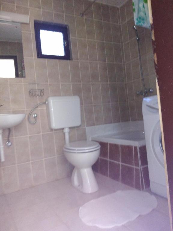 Koupelna v ubytování Apartment Zola
