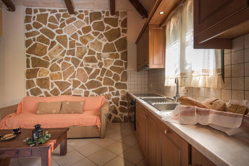 Kuchyň nebo kuchyňský kout v ubytování Kookis Village