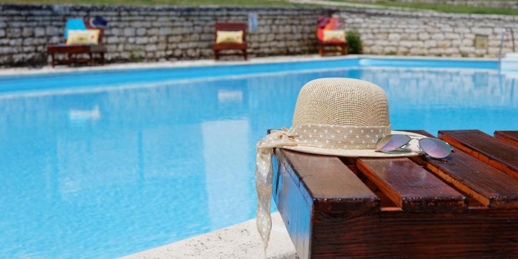Piscina di Habitat Villa Corfu o nelle vicinanze