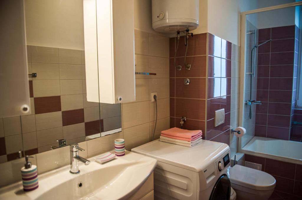 Koupelna v ubytování Downtown Apartment Nora