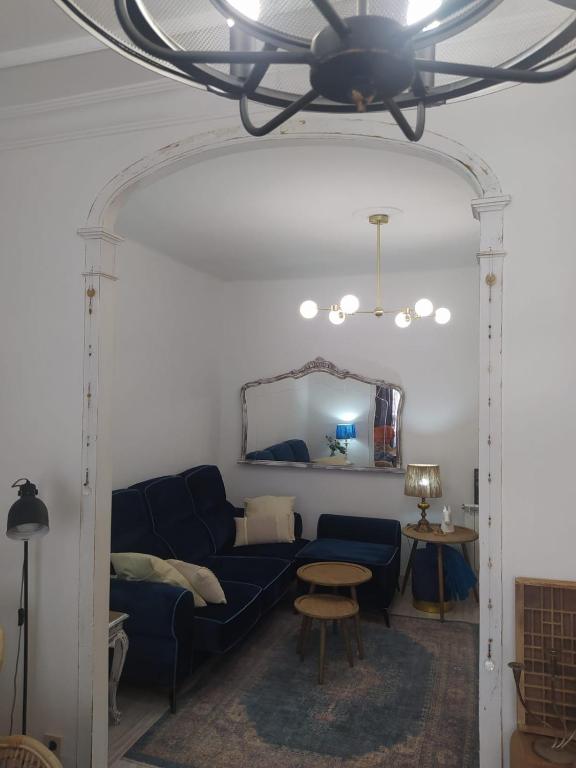 Posteľ alebo postele v izbe v ubytovaní Piso Iwvaxi, gallery house. Ourense.