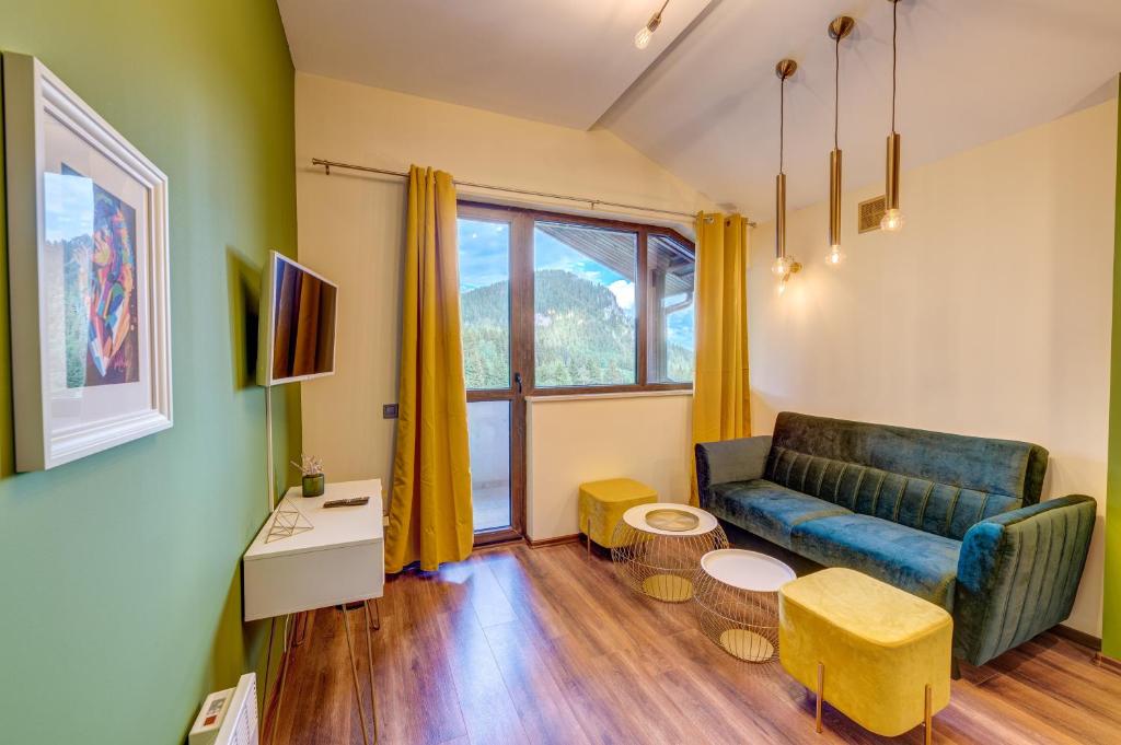 A seating area at Boho Mountain Studio