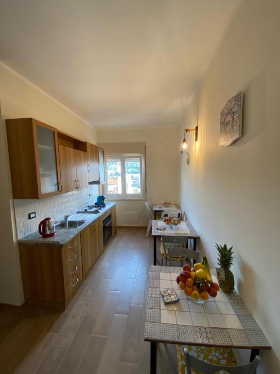 Kuchyň nebo kuchyňský kout v ubytování B&B My Home