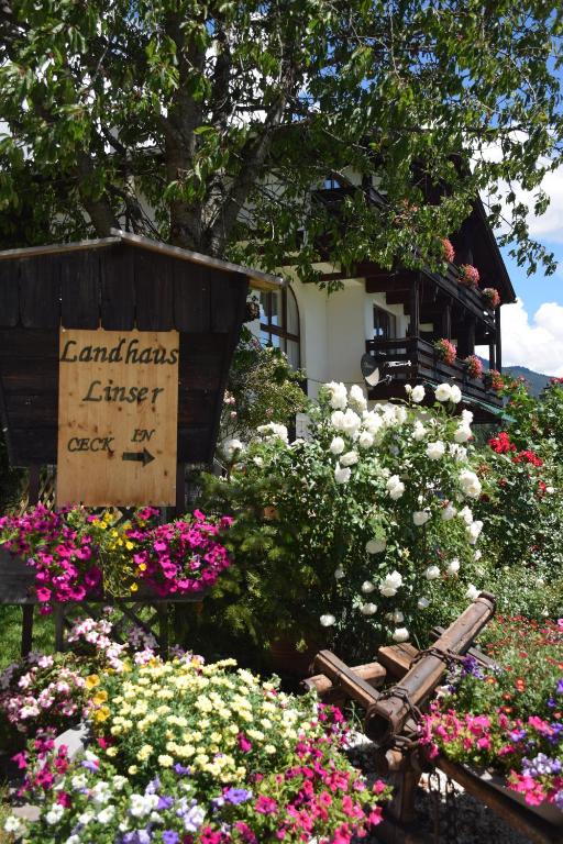 Zahrada ubytování Landhaus Linser