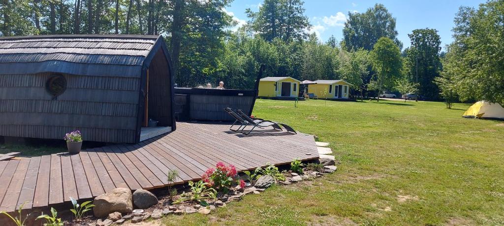 Zahrada ubytování Rannametsa puhkekeskus
