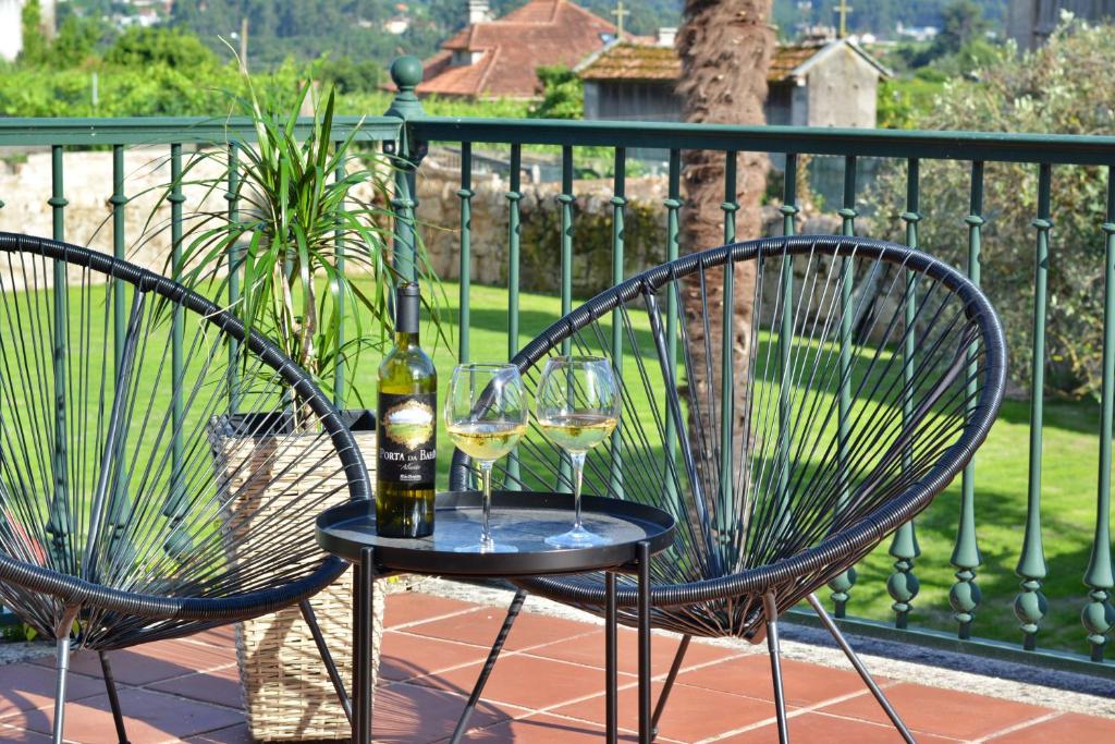 Balkón alebo terasa v ubytovaní GALIHOST - Casa con enorme jardín en Cambados