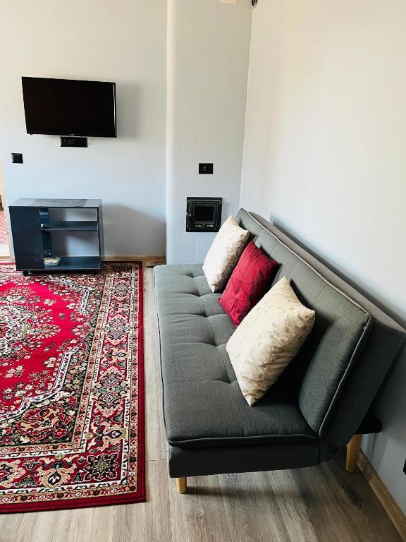 Istumisnurk majutusasutuses Maria Apartment Roomassaare