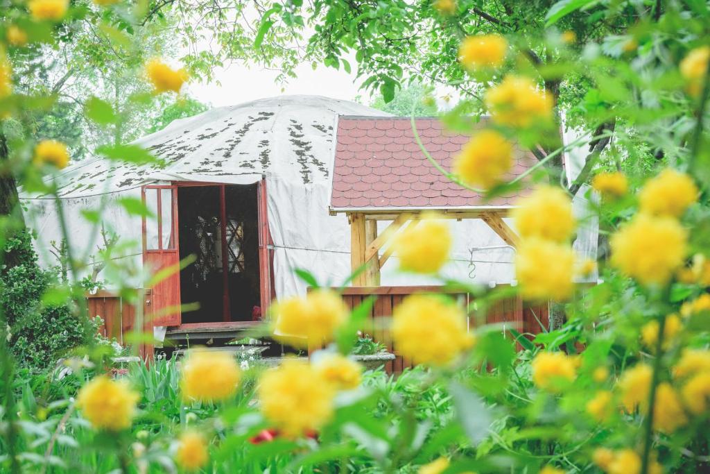 Zahrada ubytování Jurta Debrecen