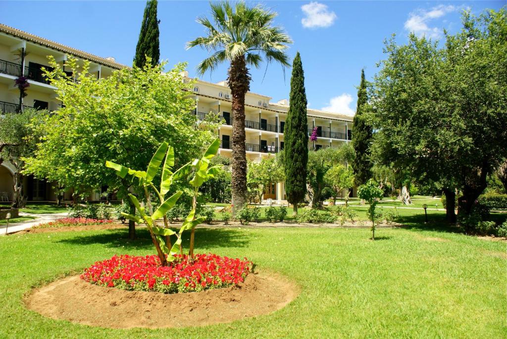Zahrada ubytování Delfinia Hotel