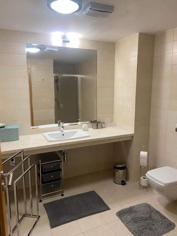 Koupelna v ubytování Apartmán Bella Donovaly v hotelovom komplexe