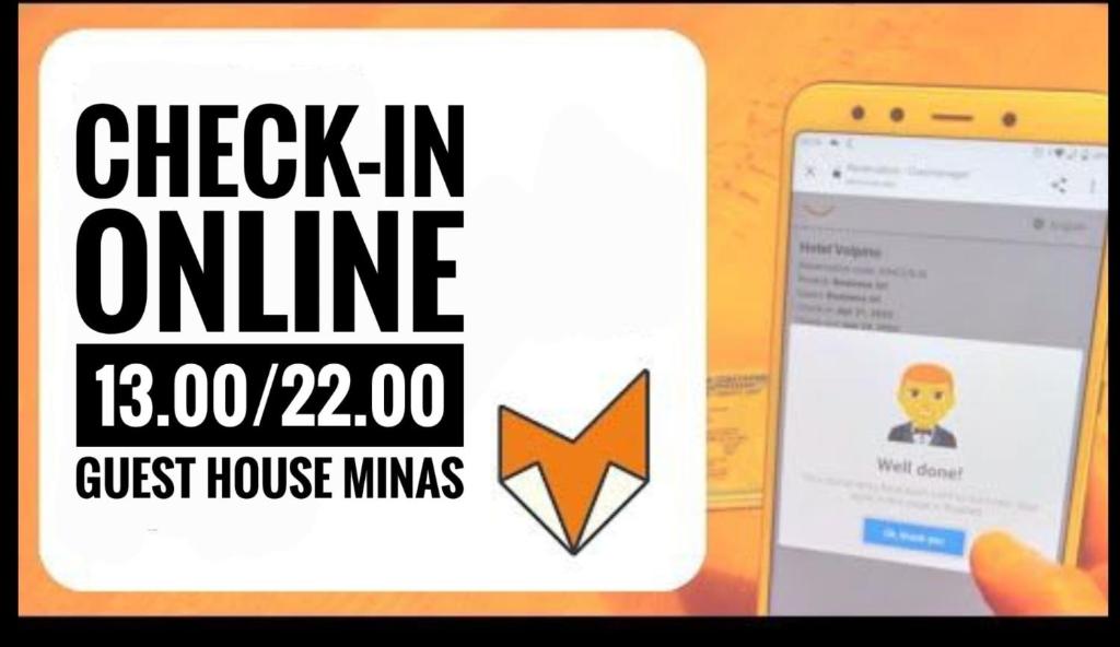 Certificato, attestato, insegna o altro documento esposto da Guest House Minas