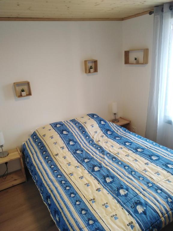 Postel nebo postele na pokoji v ubytování Superbe appartement neuf T3 6pers 45m2