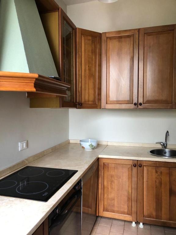 Kuchyň nebo kuchyňský kout v ubytování Agriturismo SS Annunziata