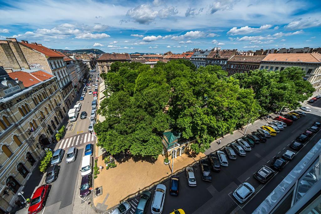 Letecký snímek ubytování Up Hotel Budapest