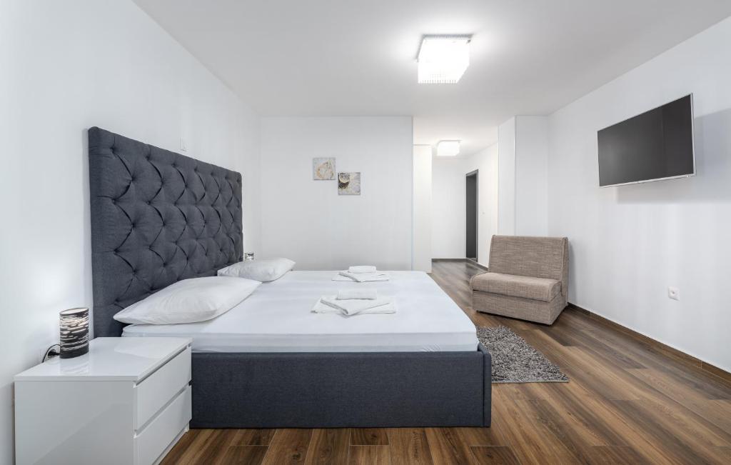 Postel nebo postele na pokoji v ubytování Villa Twins