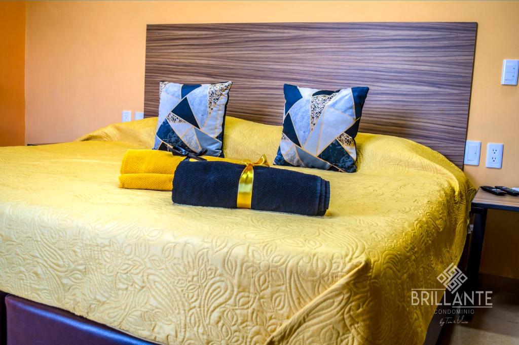 Voodi või voodid majutusasutuse Condominio Brillante GDL toas