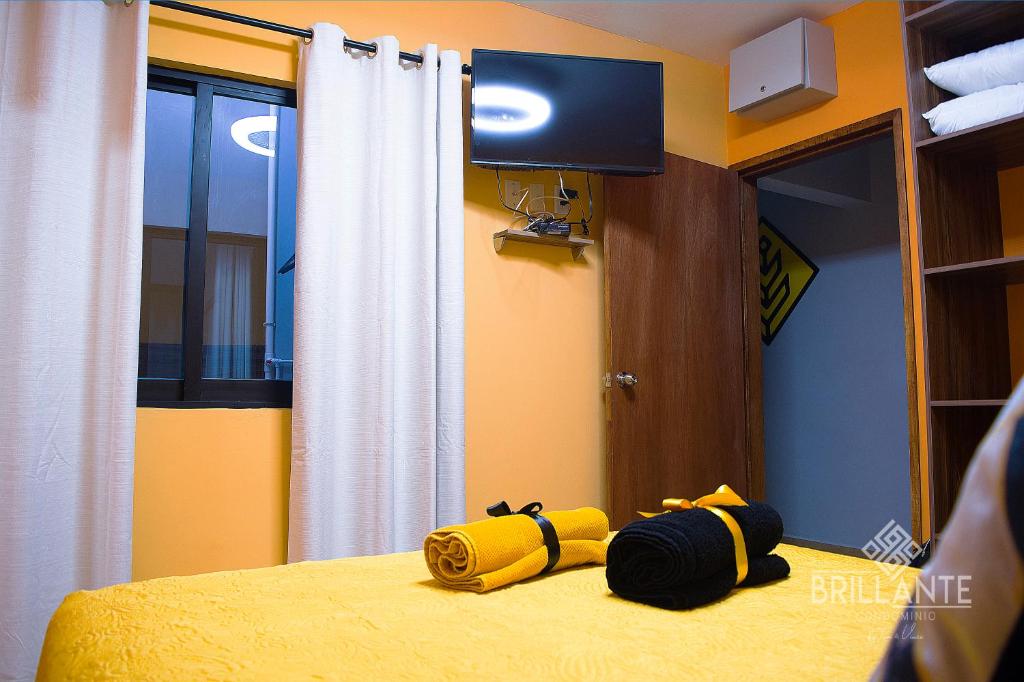 Voodi või voodid majutusasutuse Condominio Brillante GDL toas