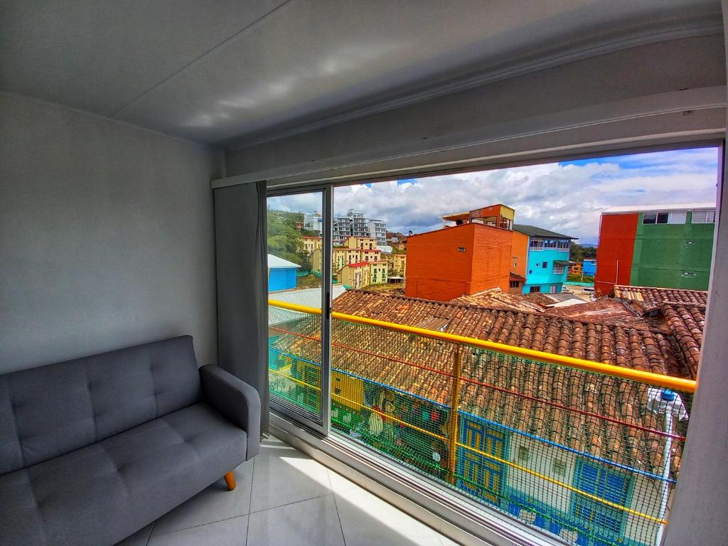 Posezení v ubytování Apartamento Centro Guatapé, parque y embalse