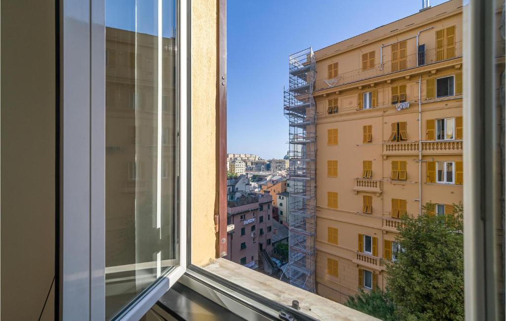 Widok na miasto Genua z tego apartamentu