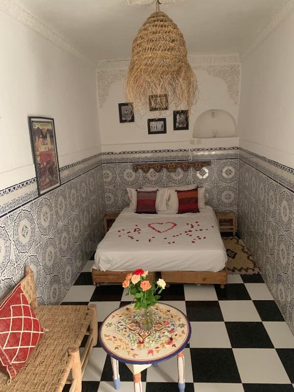 Postel nebo postele na pokoji v ubytování hannah house