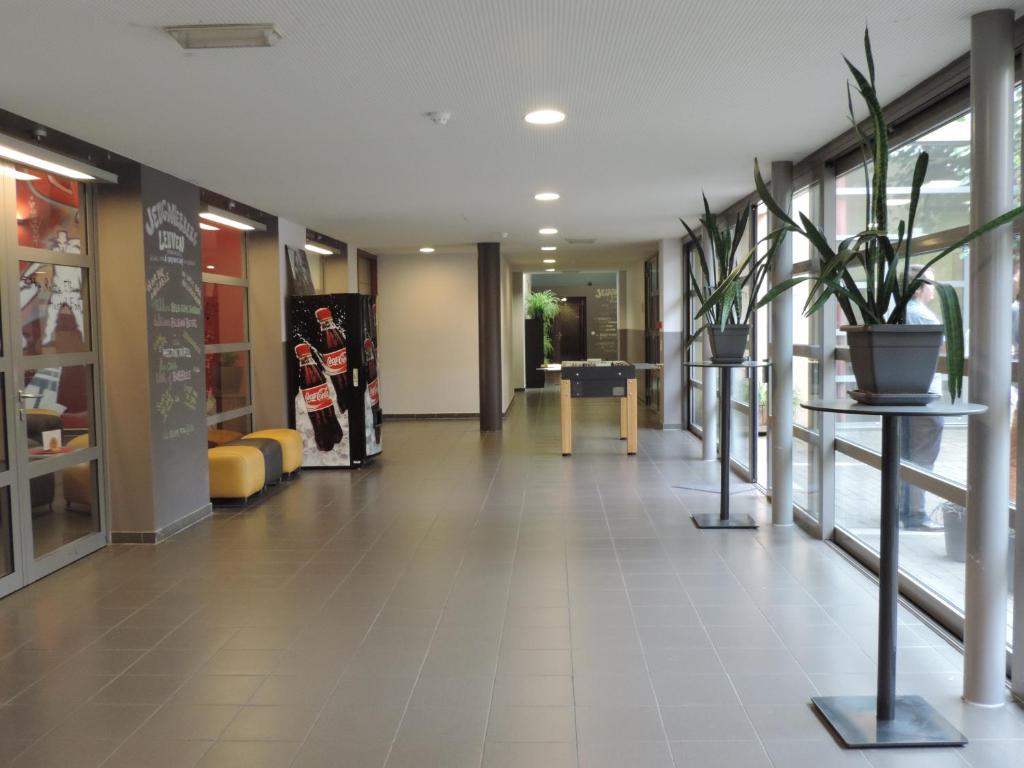 Vstupní hala nebo recepce v ubytování Hostel Blauwput Leuven
