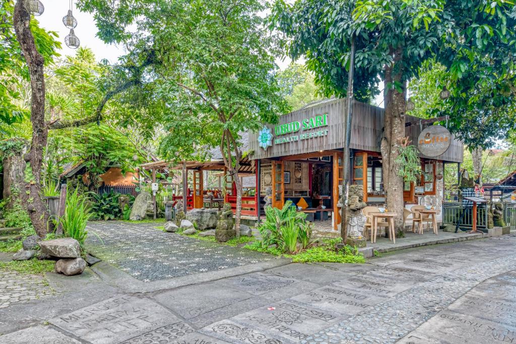 Zahrada ubytování Ubud Sari Health Resort