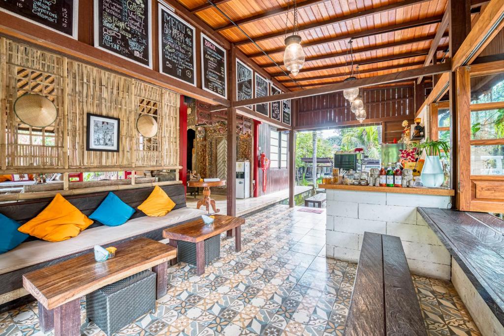 Posezení v ubytování Ubud Sari Health Resort