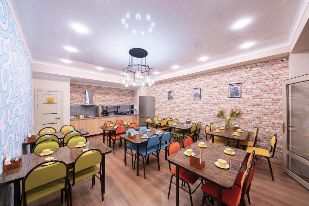 Posezení v ubytování Kaganat Hostel