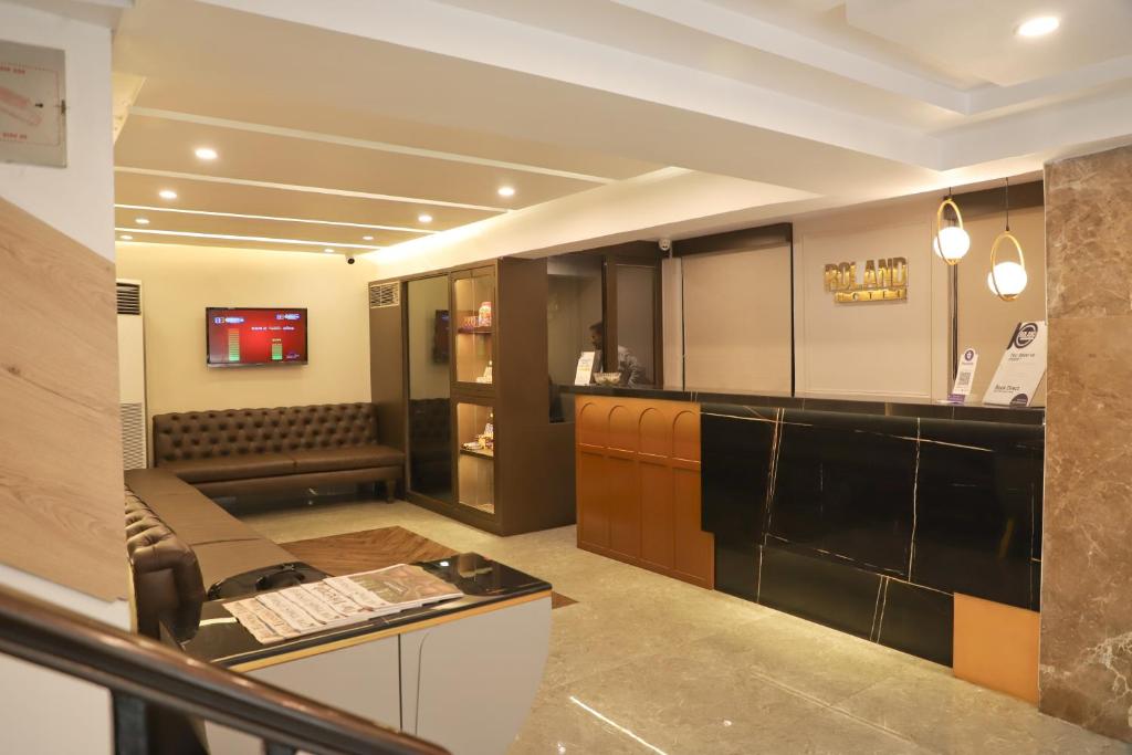 Vstupní hala nebo recepce v ubytování Roland Hotel