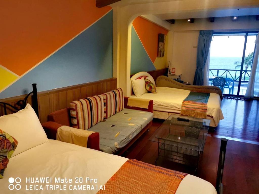 Posezení v ubytování Shengtuolini B&B