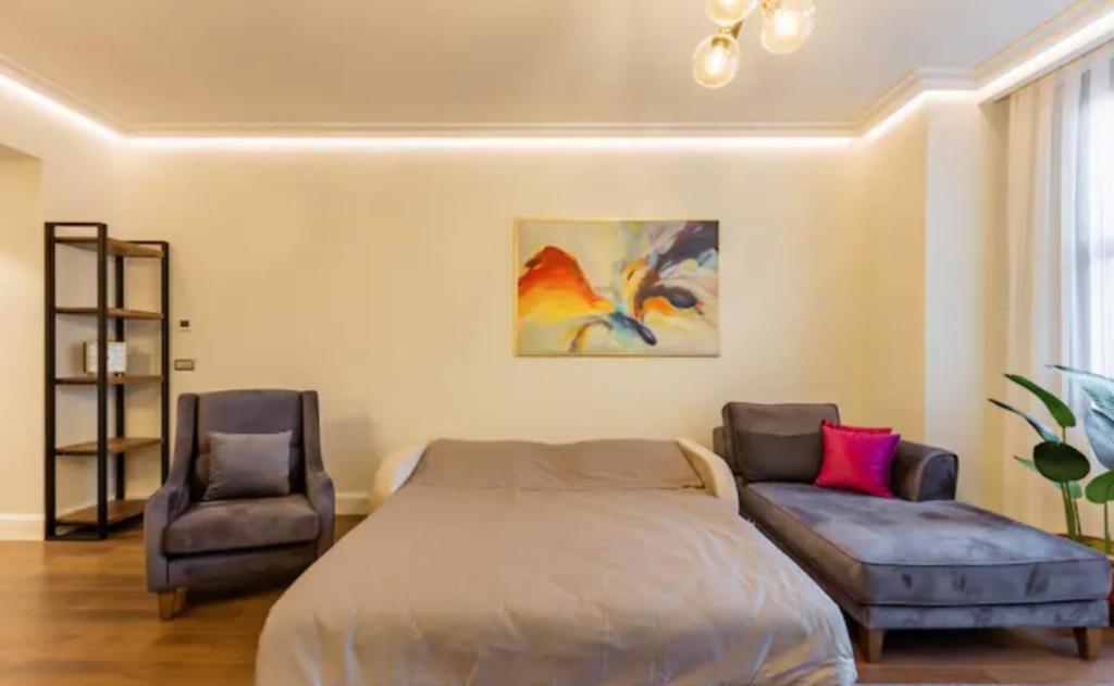 Posezení v ubytování Istanbul Taksim 360 Luxury Apartment