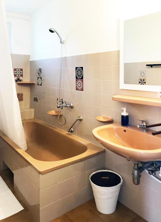 Koupelna v ubytování Nest Apartman