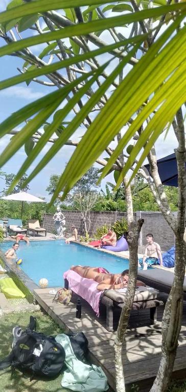 Bazén v ubytování Dream Beach Hostel Lembongan nebo v jeho okolí