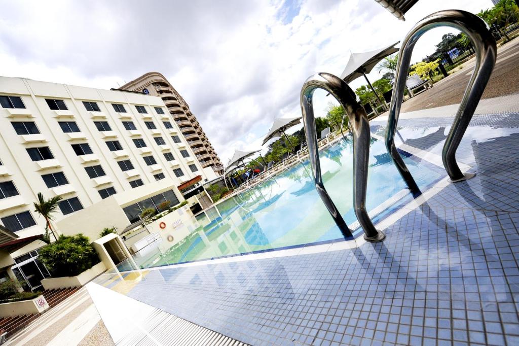 Bazén v ubytování Grand Margherita Hotel nebo v jeho okolí