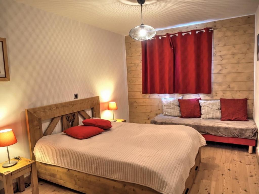 Katil atau katil-katil dalam bilik di 21, Les Granges De L'Epinette