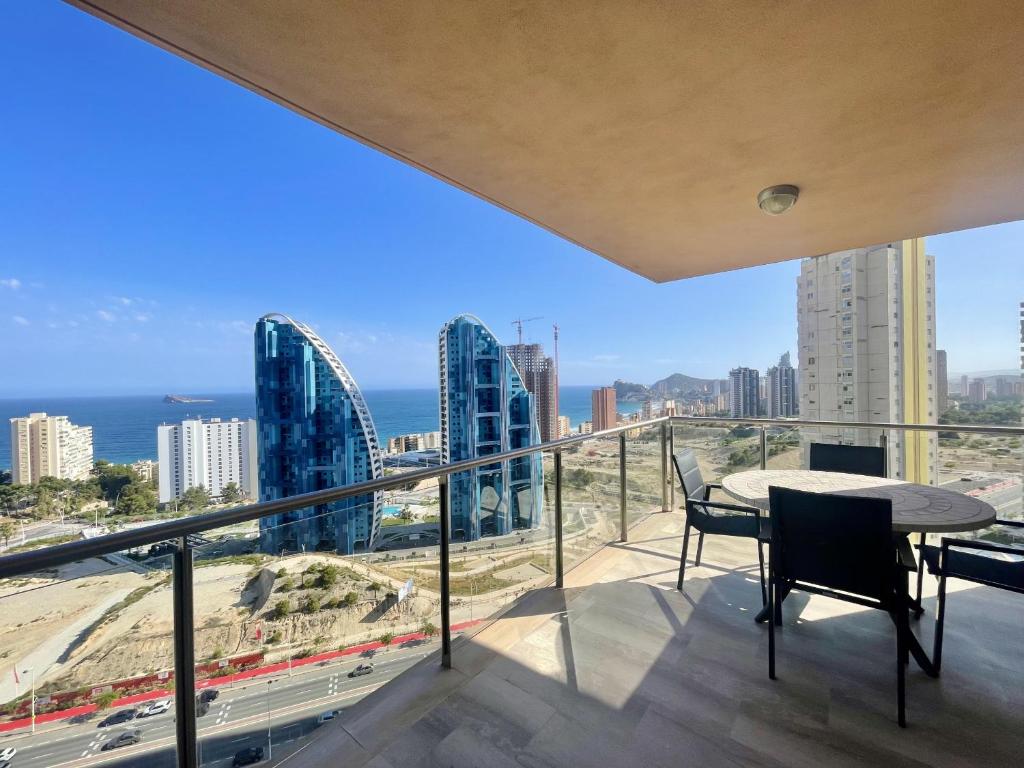 Balkón alebo terasa v ubytovaní Mirador Poniente Beach