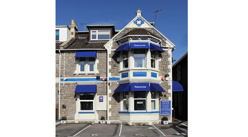 The building where the guesthouse is located 