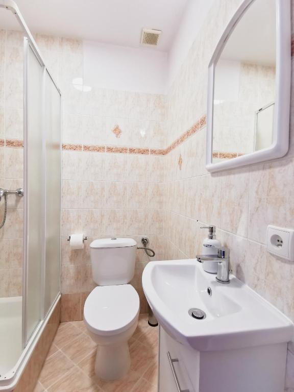 Kúpeľňa v ubytovaní Studio Centrum Gdynia Świętojańska