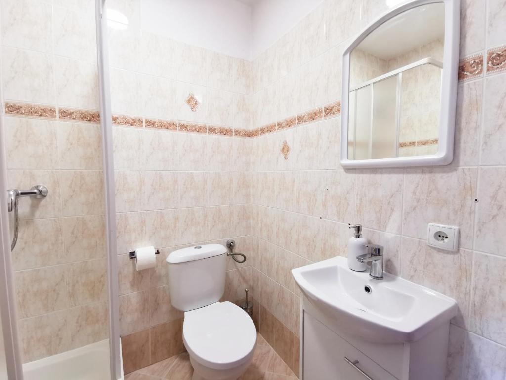 Kúpeľňa v ubytovaní Studio Centrum Gdynia Świętojańska