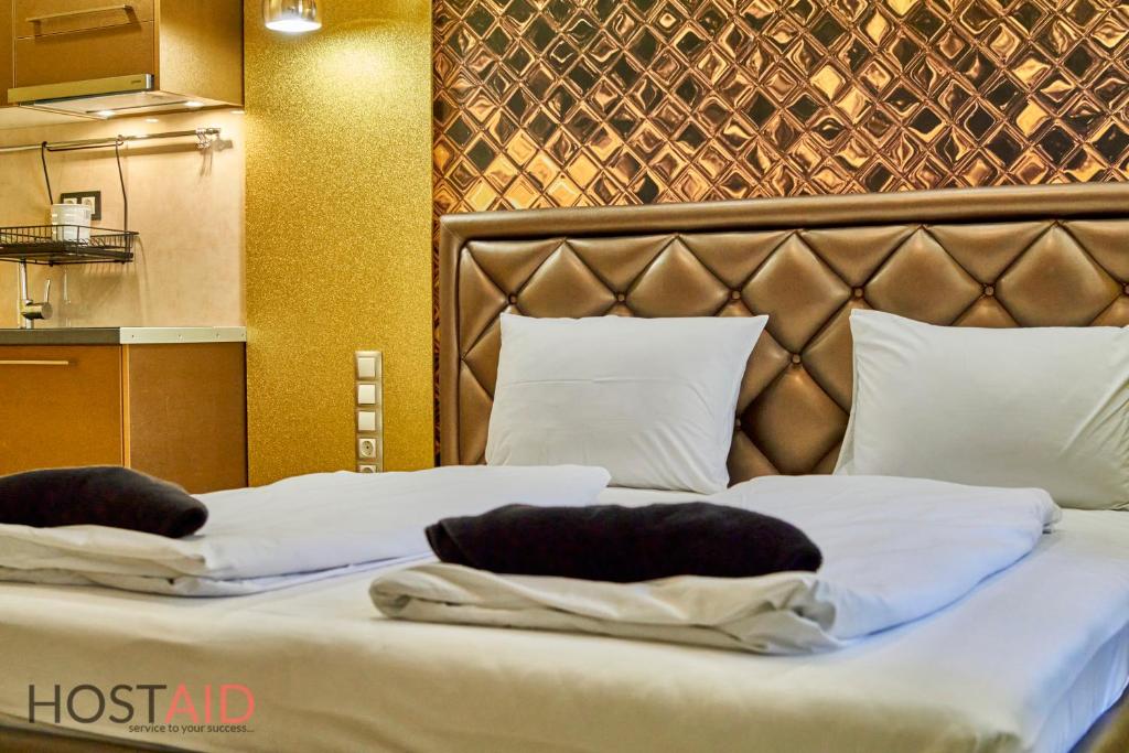 Posteľ alebo postele v izbe v ubytovaní A13 Apartments - Budapest - hostAID