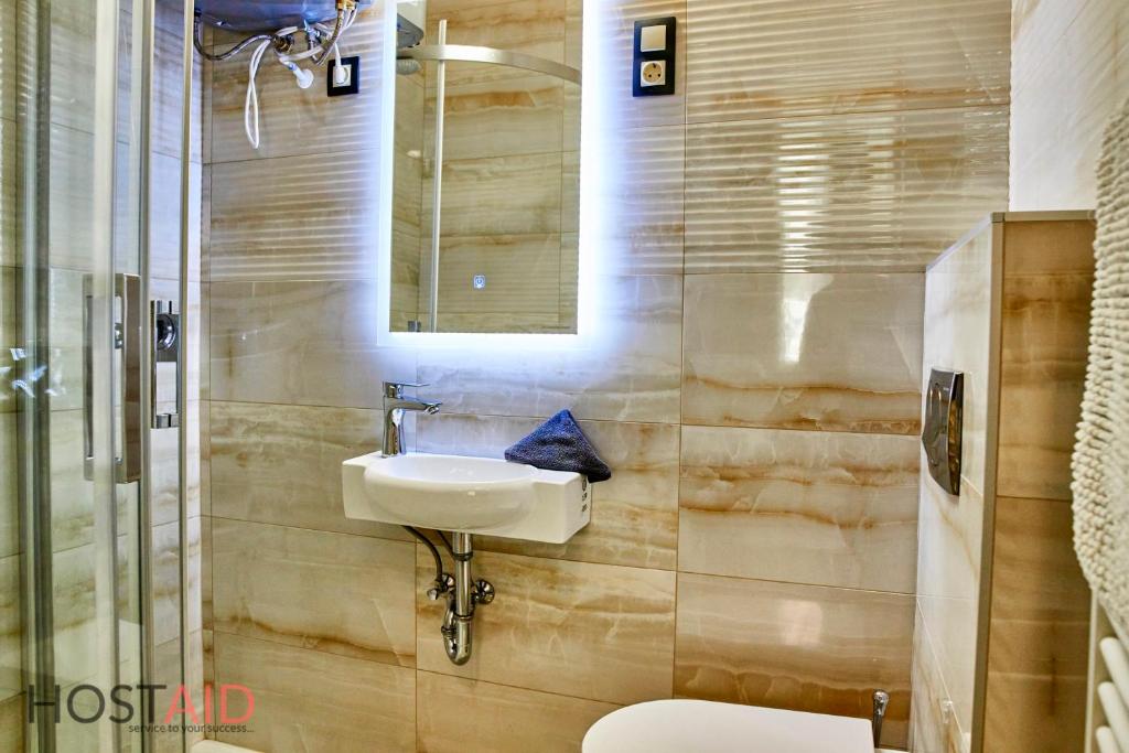 Kúpeľňa v ubytovaní A13 Apartments - Budapest - hostAID