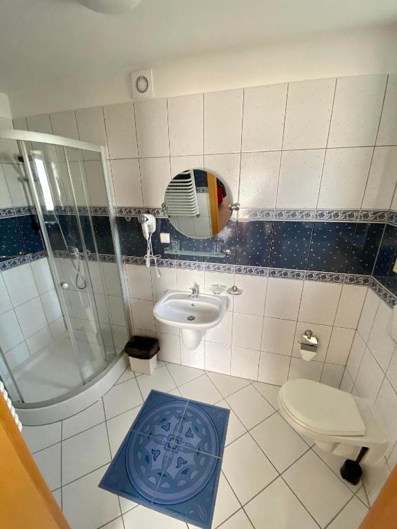 Koupelna v ubytování Villa Dominik