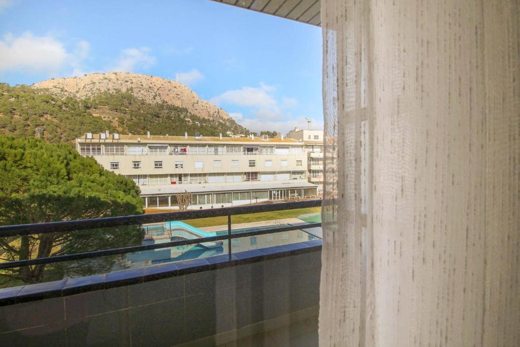Nespecifikovaný výhled na hory nebo výhled na hory při pohledu z apartmánu