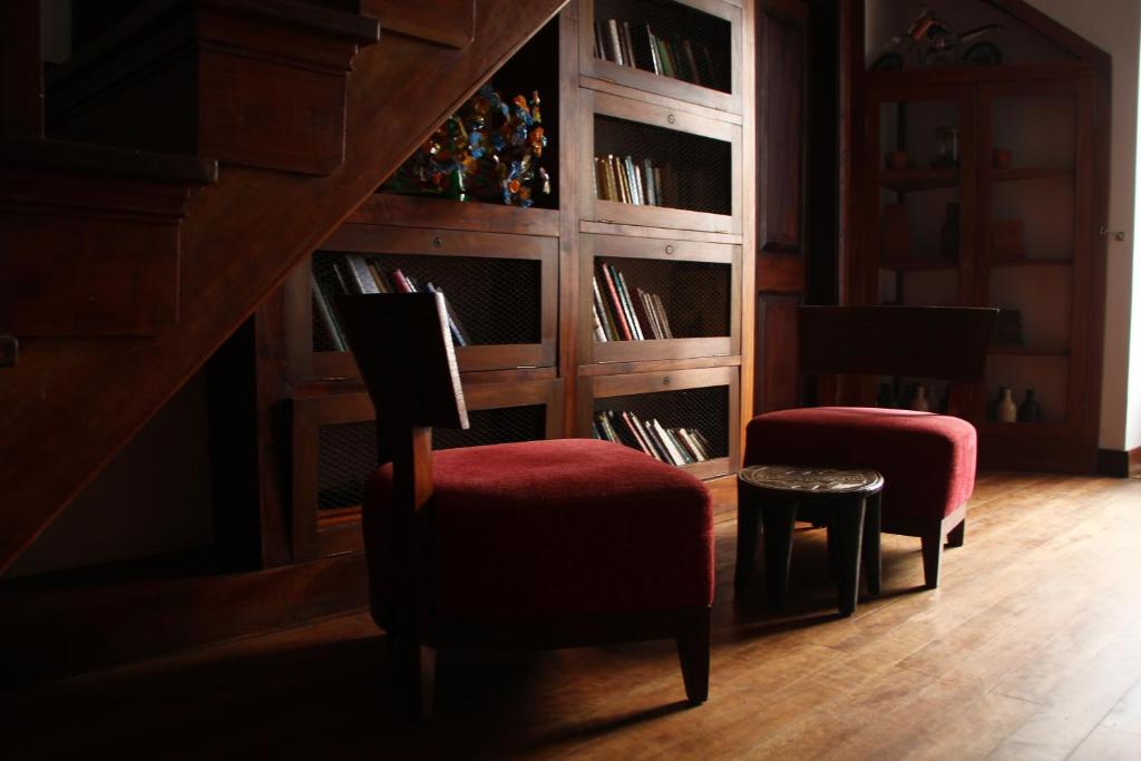 Posezení v ubytování Casa Café Mindelo