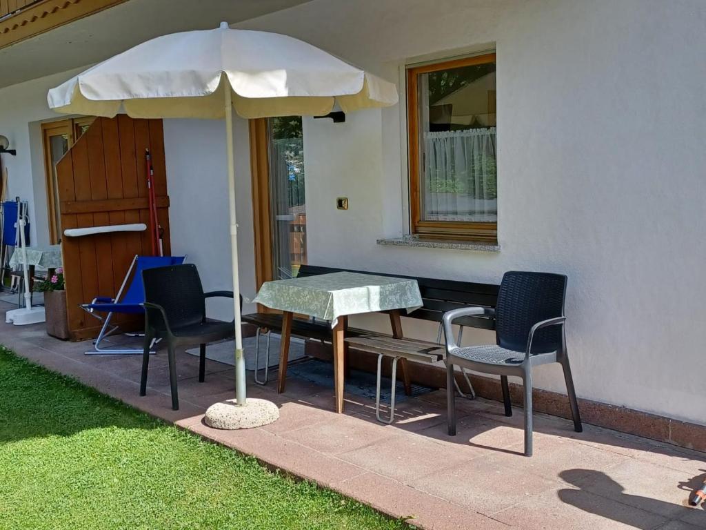 Patio nebo venkovní prostory v ubytování App Sonne Nr 17